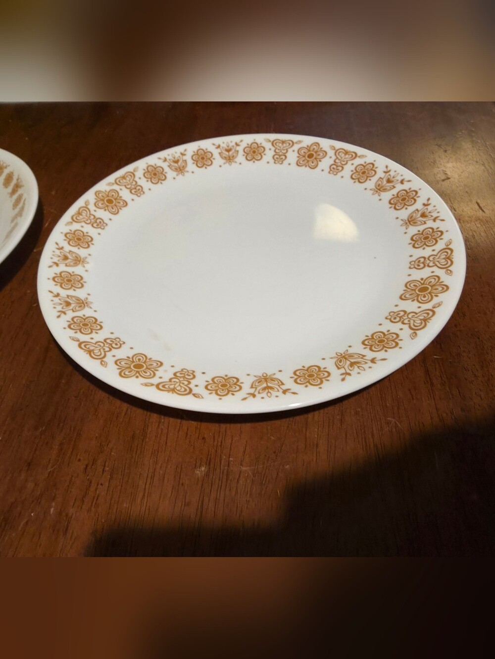 Vintage Serving Plate & Dinner Plate Butterfly Gold (Corelle) - Picture 10 of 13